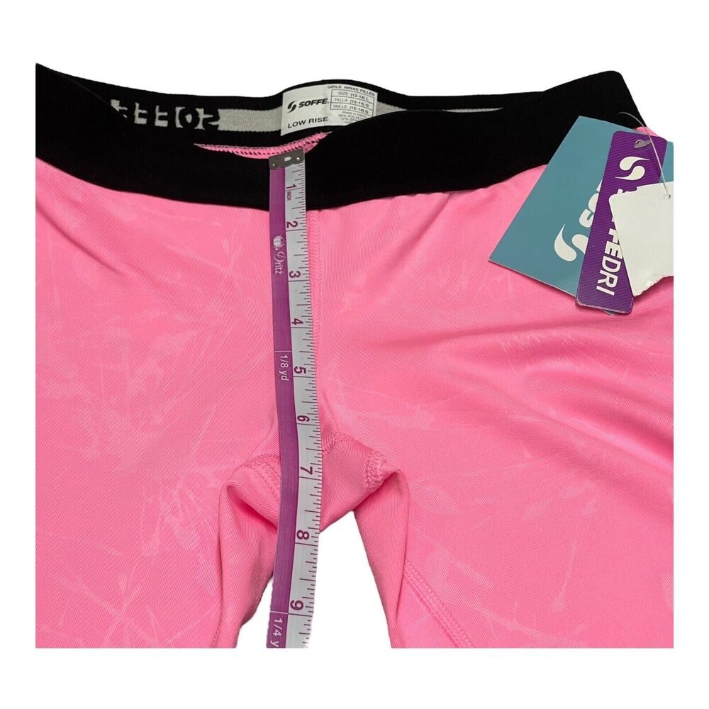 Soffe Youth Girls Pink Lemonade Leggings Size Large (12-14) Elastic Waist NWT - Picture 4 of 9